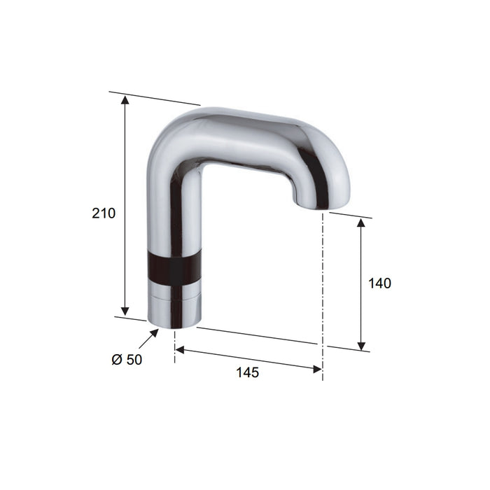 Rubinetto elettronico per lavabo serie sensor remer