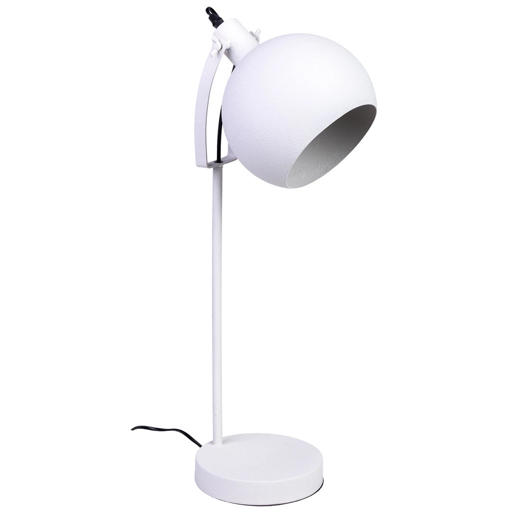 Portacandele in metallo bianco 24x24x83h cm