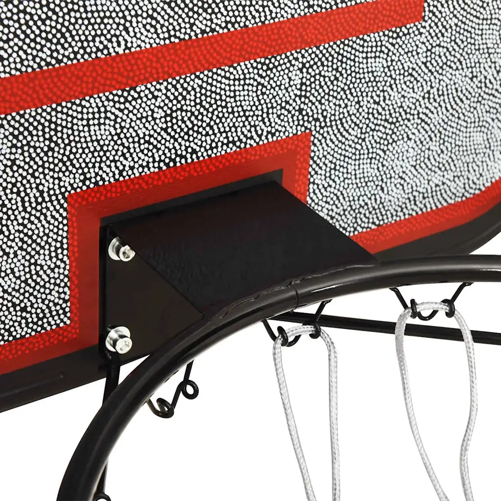 Tabellone da Pallacanestro Nero 109x71x3 cm Polietilene 93665