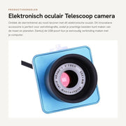 Oculare elettronico - Telescopio camera - Porta USB - Blu - Astrofotografia - Adatto per registrazioni lunari e planetarie - 1,25 pollici