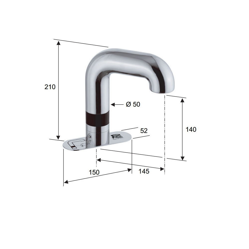 Sensor - rubinetto elettronico con basetta
