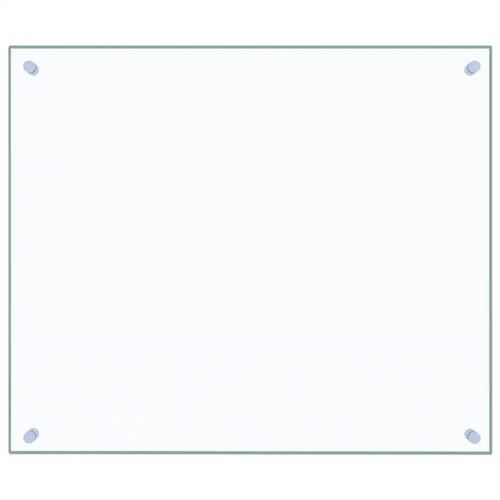 Paraschizzi per Cucina Trasparente 70x60 cm in Vetro Temperato CFW9264995