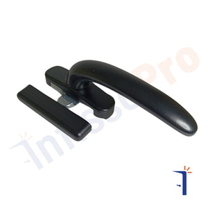 Maniglia tavellino manico lungo colore nero per finestre, box, ripostiglio