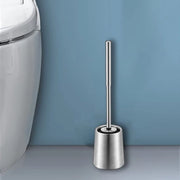 Set di spazzolatura per il water di acciaio inox con manico di plastica e set di spazzole per il water in acciaio inox con manico di plastica