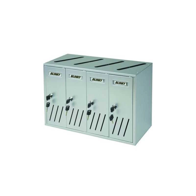 Casellari Postali Blinky alu-Silver C4 4-Box 42X17,5X30