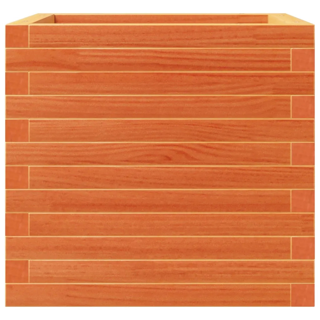 Fioriera Giardino Marrone Cera 50x50x46 cm Legno Massello Pino 3282406