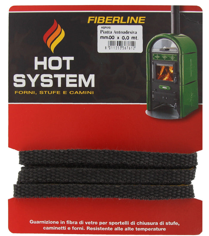 guarnizione fibra vetro piat. ades. 10mmx2,5m stufa cod:ferx.15540
