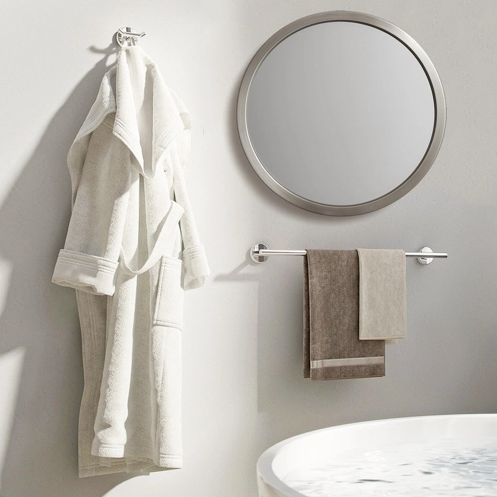 Trade Shop - Appendino Gancio Per Accappatoio Asciugamani Acciaio Satinato Accessori Bagno 87904 -