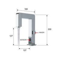 Miscelatore elettronico a sensore a regolazione - sensor