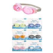 Trade Shop - Occhialini Nuoto Con Tappi Per Orecchie Naso Piscina Antiappannamento 6 Colori 605429 -