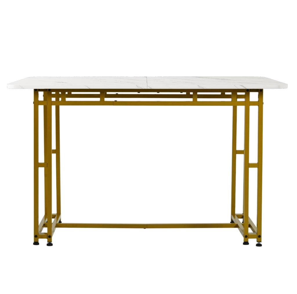 Set tavolo da pranzo con 4 sedie 120x70 cm; moderno; MDF e velluto; verde scuro