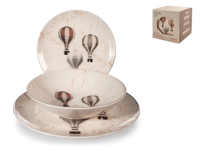 Servizio Tavola 18 pz  Natalizio Frosty Sky