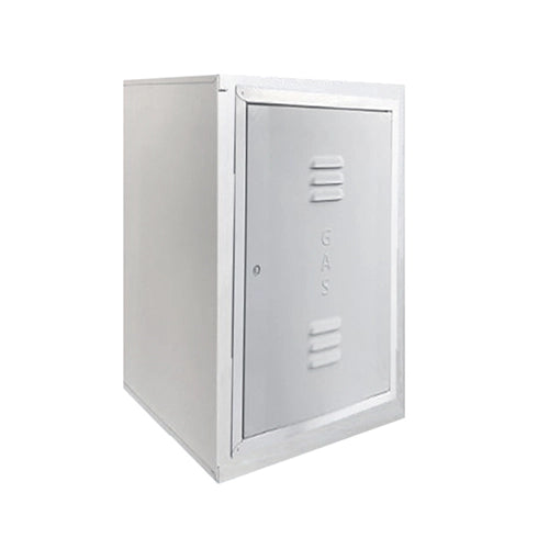 CASSETTA PER PROTEZIONE CONTATORE GAS ZINCATA- cm 50x40x30 (HxLxP) Smontata- FERRA- pezzi 1