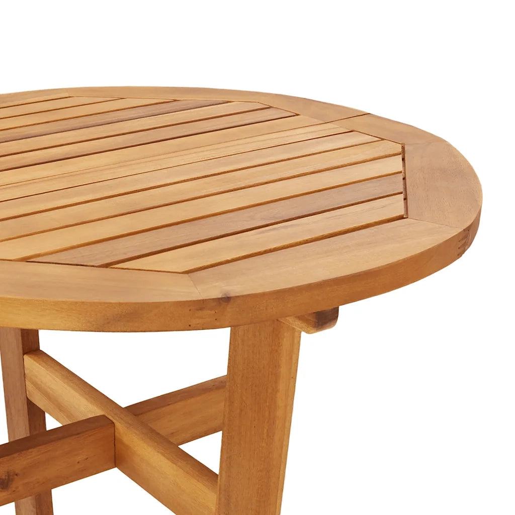 Tavolo da Bar da Giardino Ø60x105 cm Legno Massello di Acacia 319698