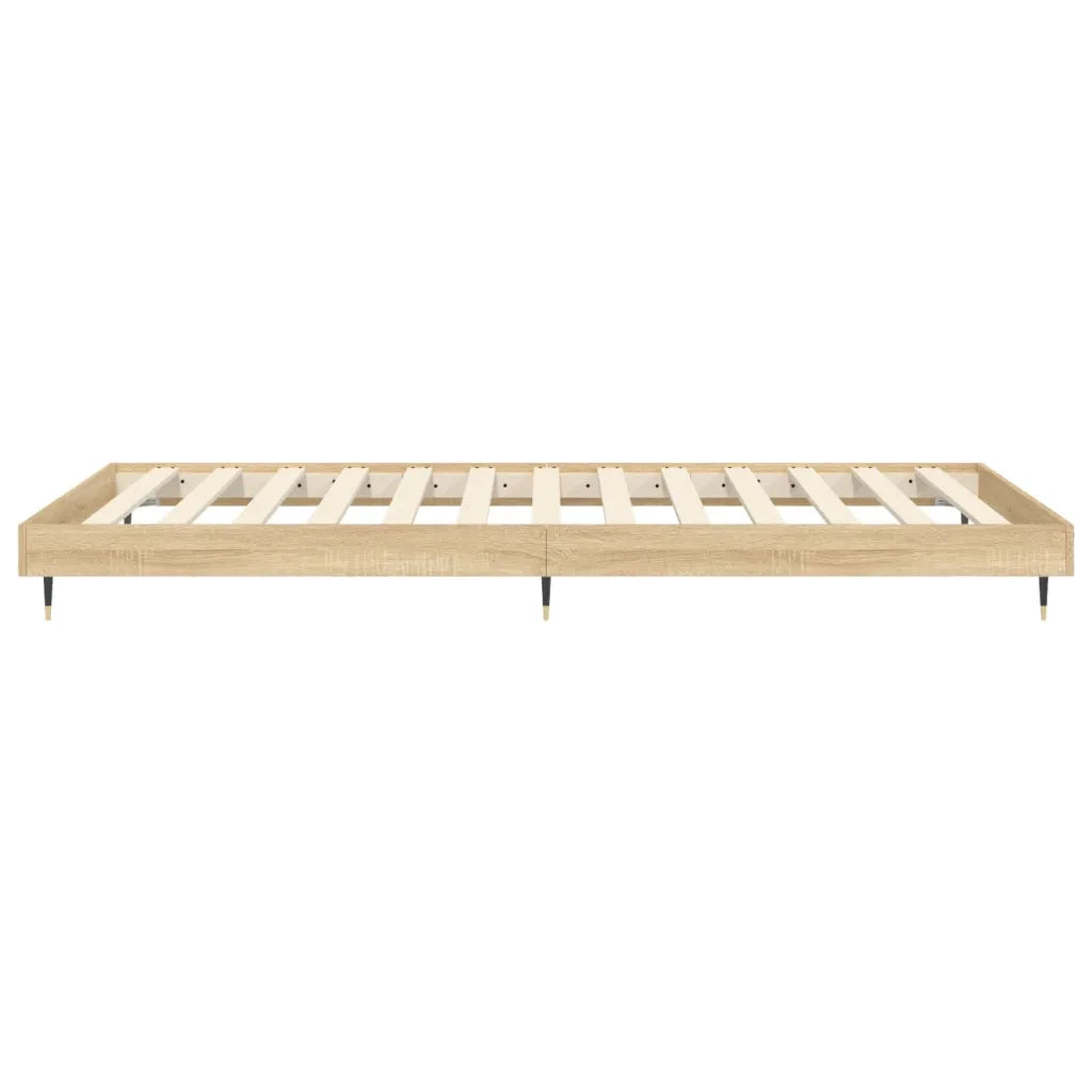 Giroletto senza Materasso Rovere Sonoma 90x200 cm in Truciolato
