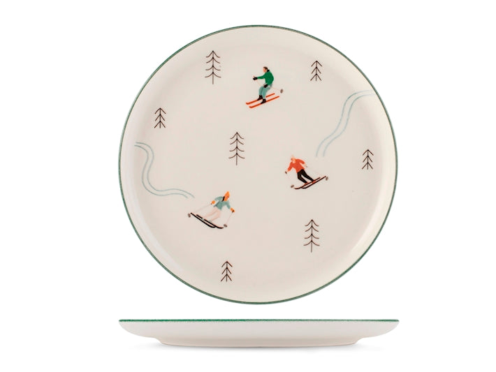 Servizio Tavola 18 pz Natalizio Ski Holiday