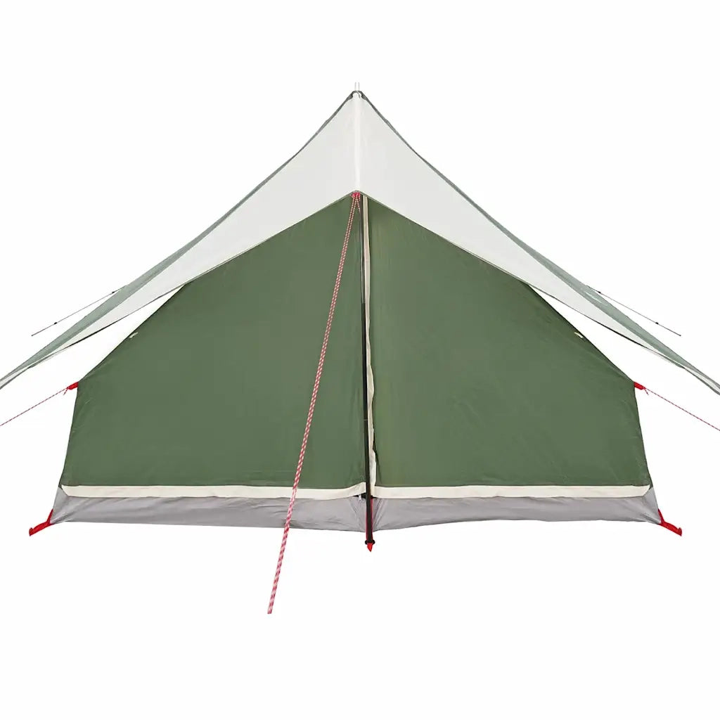 Tenda Familiare con tetto Verde e Bianco 315 x 286 x 200 cm 4100679