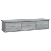 Armadietto a Muro | Mobile a Muro Grigio Sonoma 88x26x18,5 cm in Legno Multistrato
