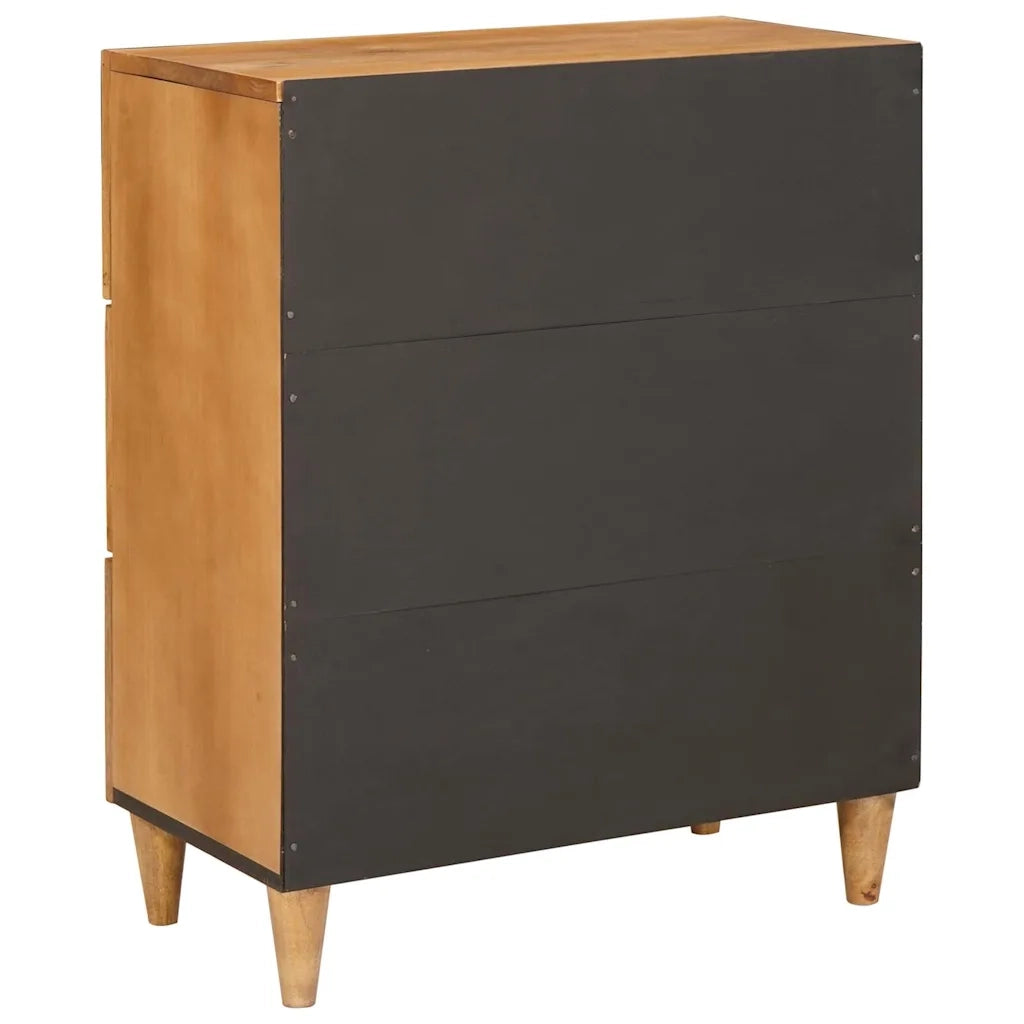 Credenza-Buffet-Armadio da cucina Marrone chiaro 60 x 33 x 75 cm legno massello di mango