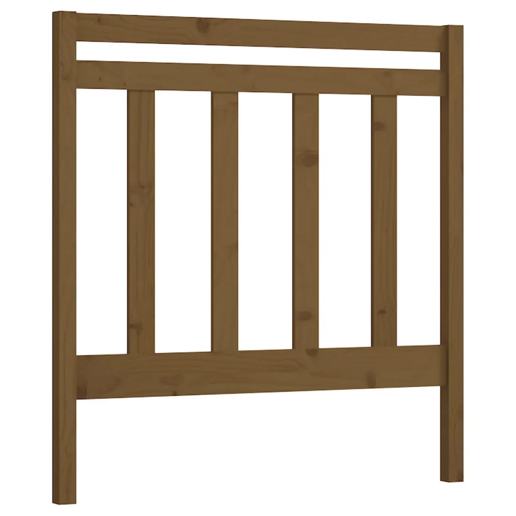 Testiera per Letto Ambra 95x4x100 cm in Legno Massello di Pino