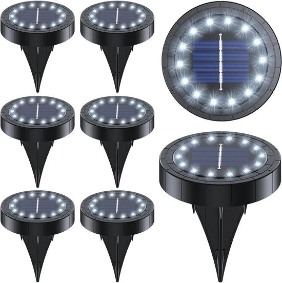 Lampada esterna LED per esterno - Lampada solare per giardino, terrazza, cortile, prato, scalinata, vialetto, IP65 impermeabile all'acqua