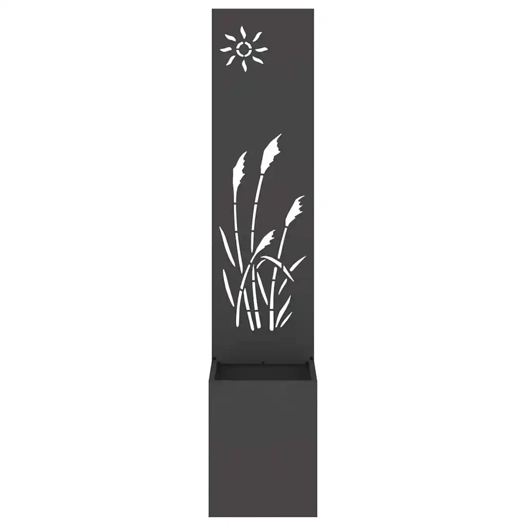 Schermo per privacy in giardino Traforo Nero 32 x 150 cm CFW7821743