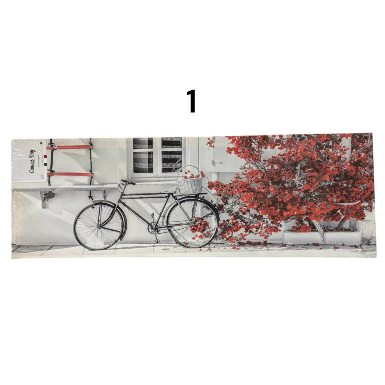 QUADRO LUPIA 38x110 CON STAMPA SU TELI ASSORTITI