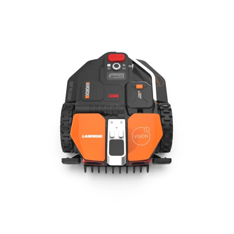 Robot rasaerba automatico WR206E Landroid Vision con videocamera AI per giardini fino a 600 m² - Worx