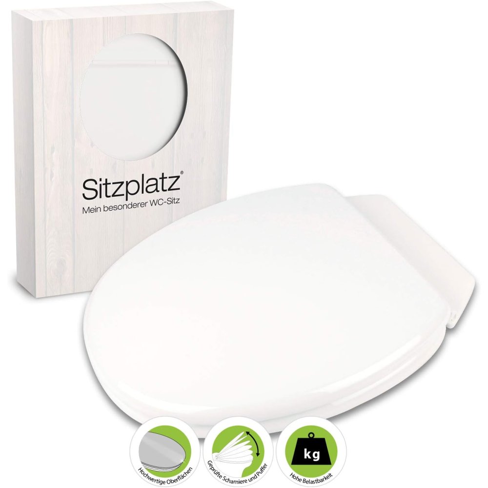 Sanitop-wingenroth, sedile copri-wc rimini ii, bianco