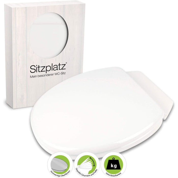 Sanitop-wingenroth, sedile copri-wc rimini ii, bianco