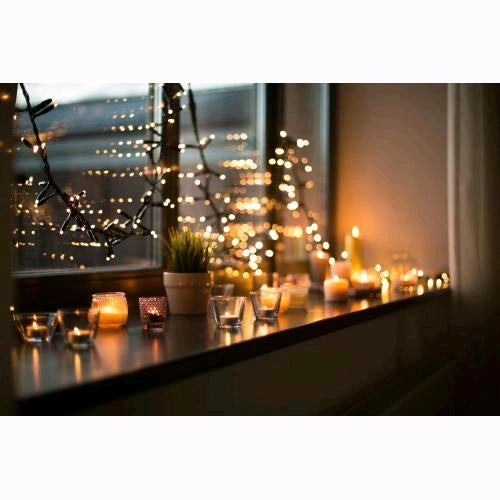 Serie Luci Natale 180 Micro Led Luce Calda Giochi Luce Filo 11 mt Uso Esterno D3310