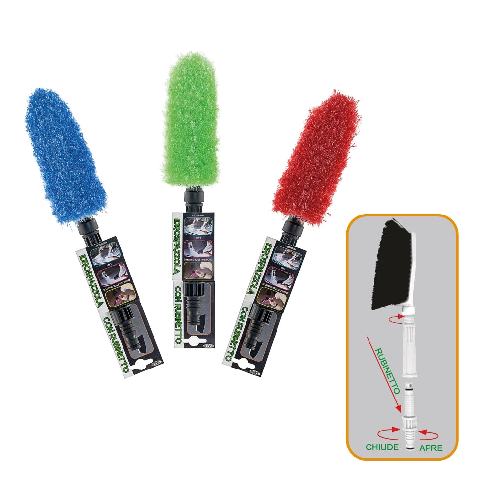 Idrospazzola Con Rubinetto Colori Vari - Rhutten