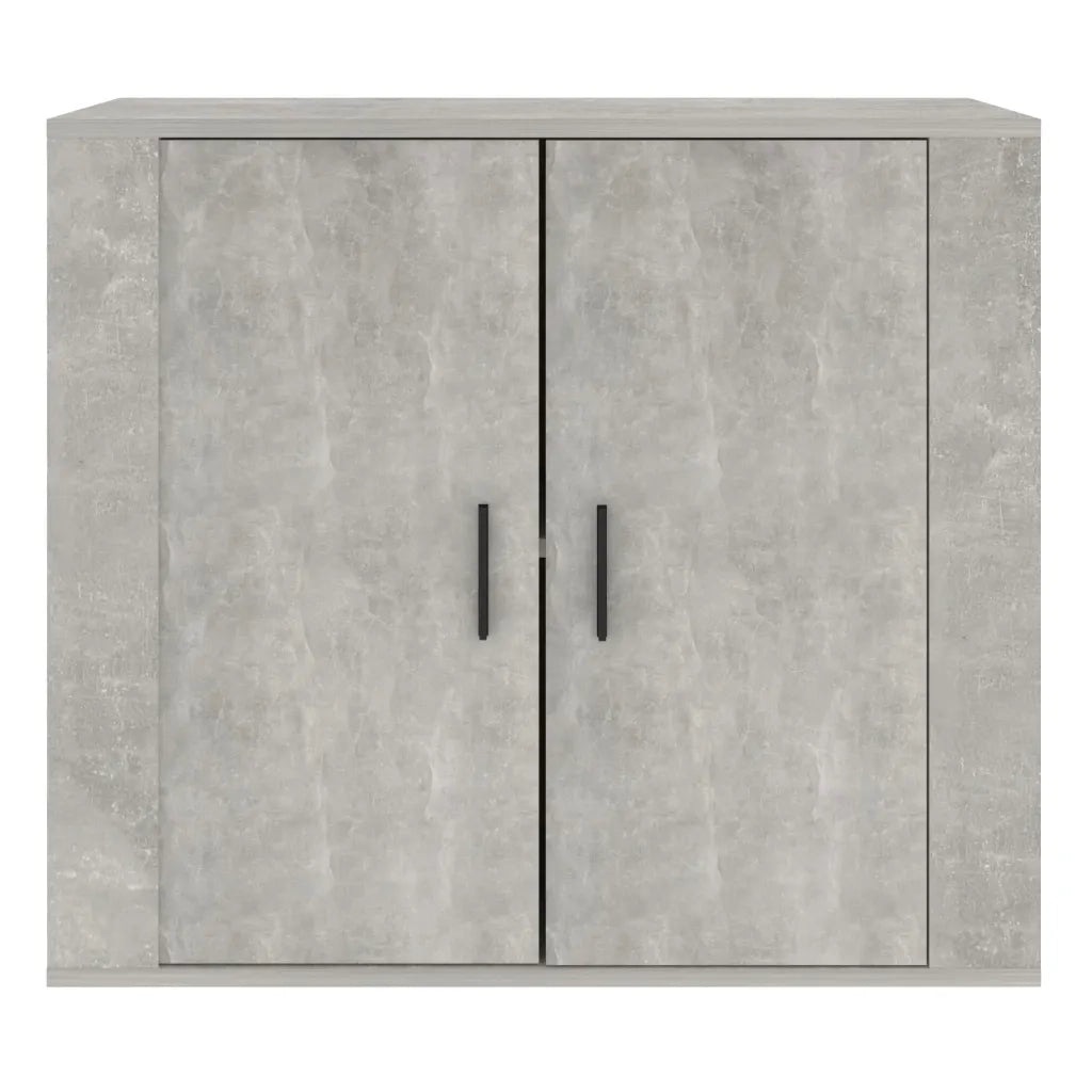 Credenza Grigio Cemento 80x33x70 cm in Legno Multistrato cod mxl 27819