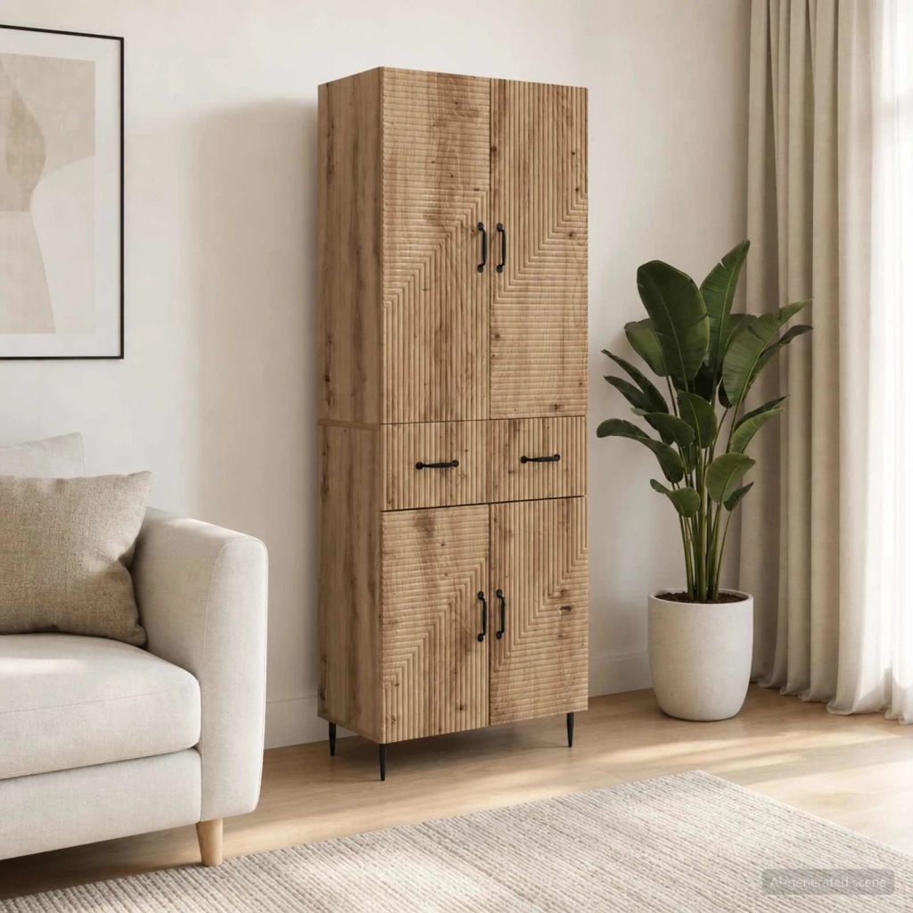 Set di armadi 2 pcs Rovere Artigianale 66 x 34,5 x 89,5 cm 3416672