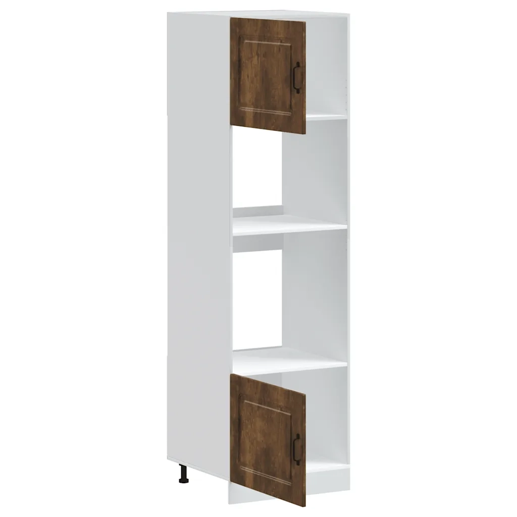 Armadi Forno 2 pz Lucca Rovere Fumo in Legno Multistrato