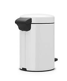 Brabantia 112126 bidone per la spazzatura 3 L Rotondo Bianco