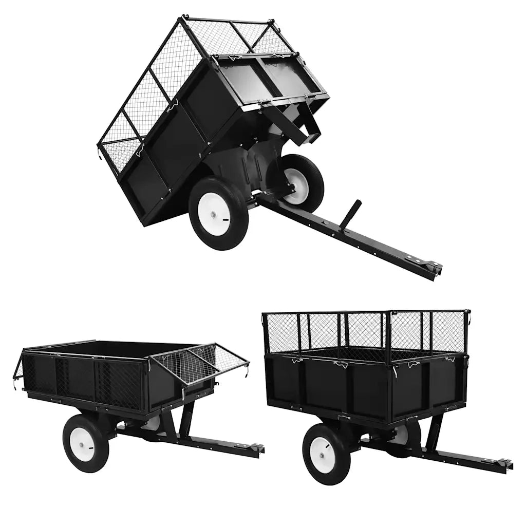 Rimorchio Ribaltabile per Tosaerba Capacit¨¤ 300 kg CFW1348782