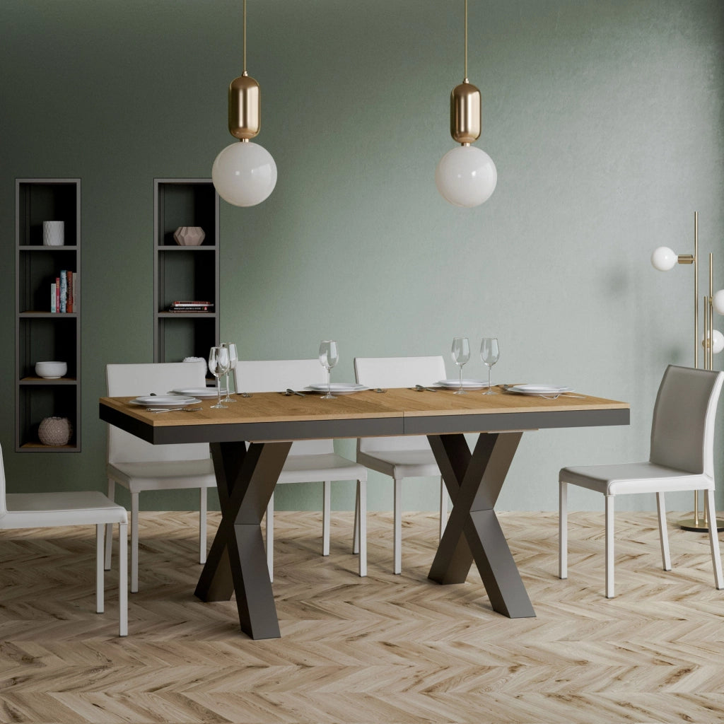 Tavolo Allungabile 180-440x90x77 cm Traffic Evolution Quercia Naturale