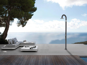 Doccia da Esterno Giardino Miscelatore e Lavapiedi Arkema Funny Yin Dove Grey