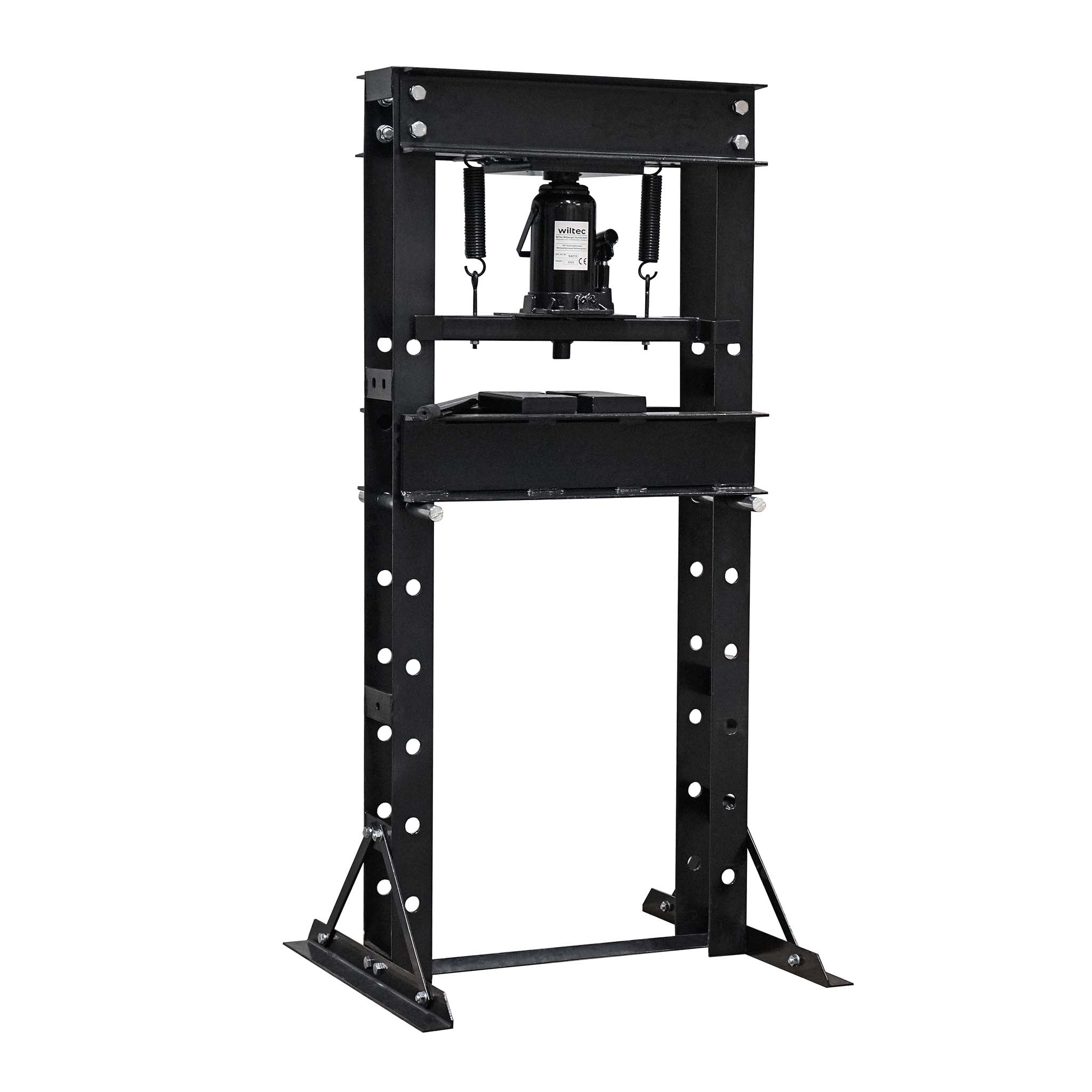 Pressa idraulica da officina, forza di pressatura 30 t, altezza regolabile, Pressa a telaio