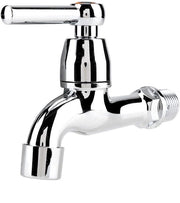 Wandkranio con acqua fredda di alta qualità - Montaggio a parete - Cucina/Bagno - Maniglia singola - Materiale plastico duraturo - Finitura a cromatura - Cassetta di apertura