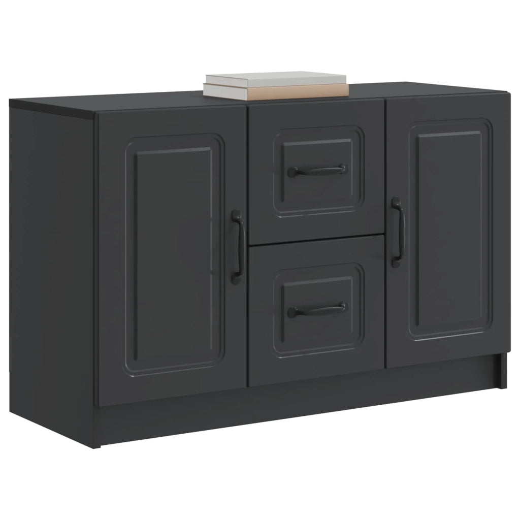 Credenza Nero 89 x 34,5 x 57 cm Legno ingegnerizzato
