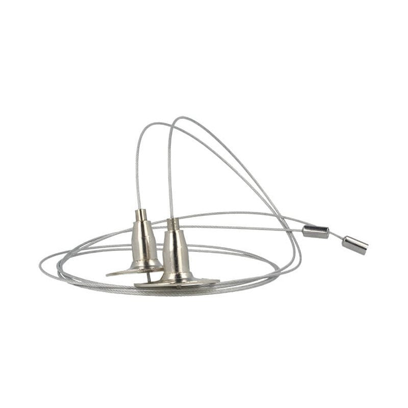 Kit Staffa Per il Fissaggio a Sospensione della Plafoniera Led Tri Proof TL1560N e Profilo Alluminio BA1732