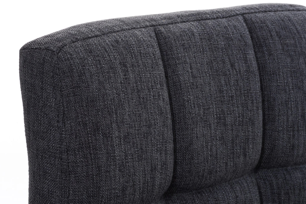 Sgabello Peru Stoffa grigio scuro