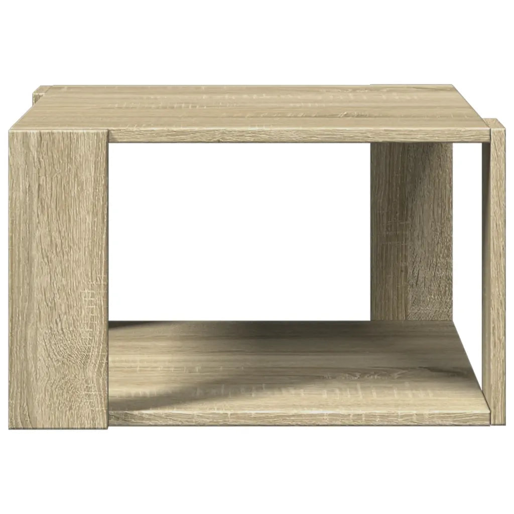 Tavolino Salotto Rovere Sonoma 51,5x51,5x30cm Legno Multistrato 848138