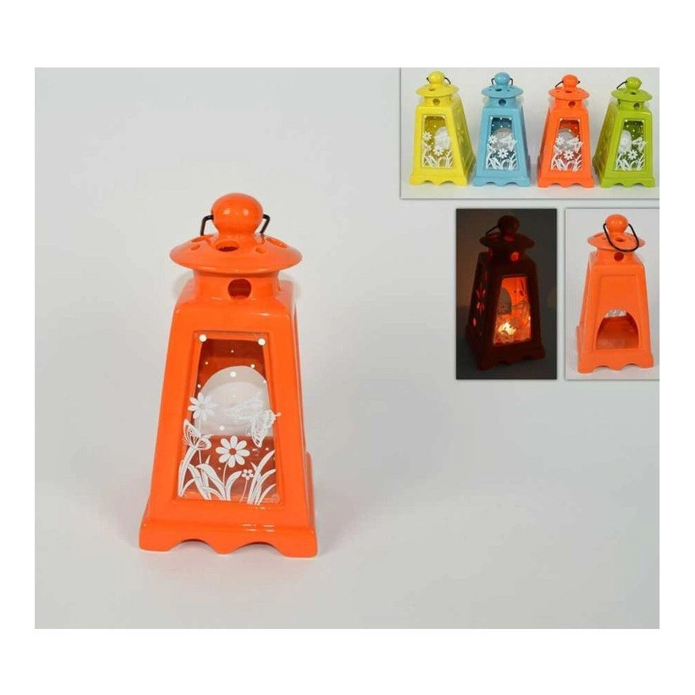 Trade Shop - Portacandela Porta Candela Lumino Lanterna Ceramica Decorativa Pasqua -