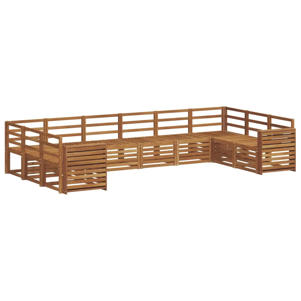Set divano sezionale 10 pcs Naturale 3375564