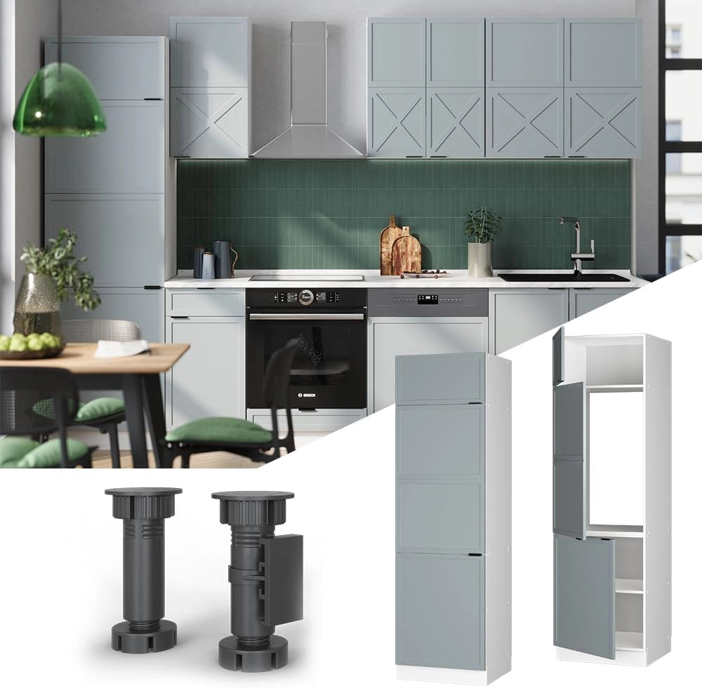 Armadio frigorifero Fame-Line, Blu-grigio chiaro, 60 cm, per la combinazione con altri moduli della serie Fame-Line