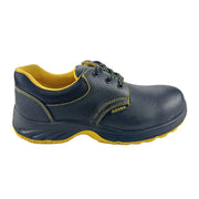 SCARPA ANTINFORTUNISTICA BASSA NERA IN PELLE PIGMENTATA NORMA S1 MODELLO GRIZZLY - n°39  - DOZ