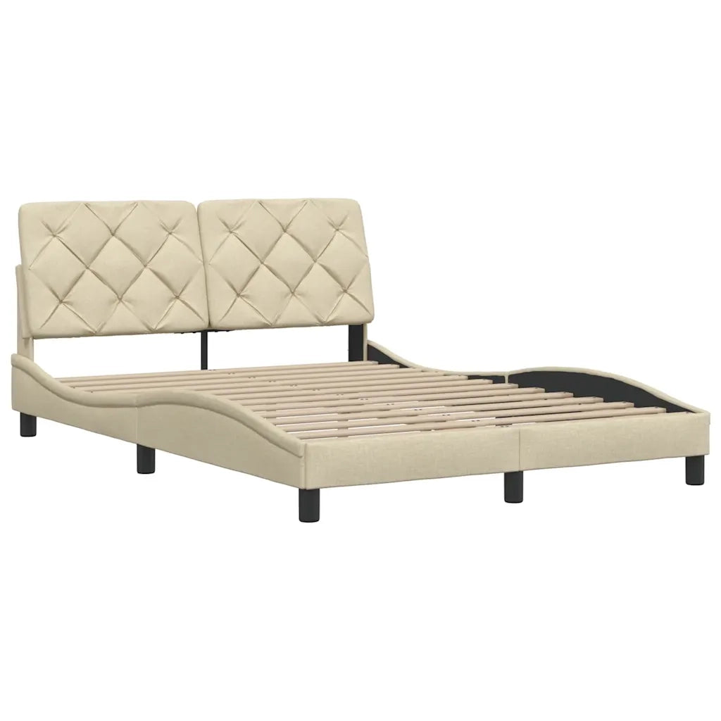Giroletto senza Materasso Crema 140x200 cm in Tessuto 3310606